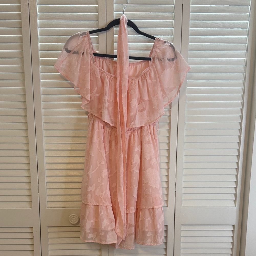 Pink Ruffled Dress